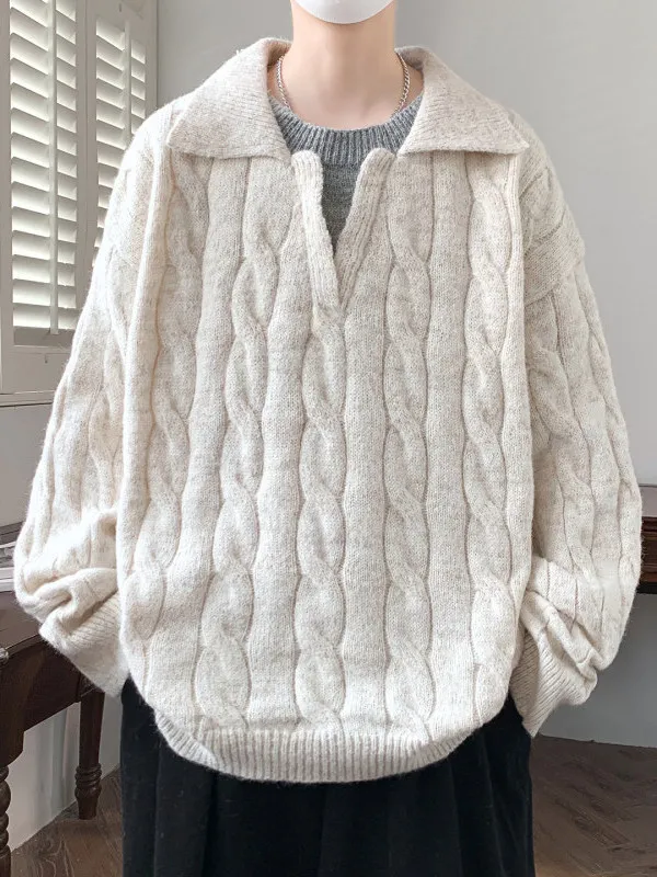 Модный утепленный шерстяной свитер для подростков, осенне-зимний, повседневный, вязаный, модель M, из пряжи с эффектом косы
Модный утепленный шерстяной свитер для подростков, осенне-зимний, повседневный, вязаный, модель M, из пряжи с эффектом косы