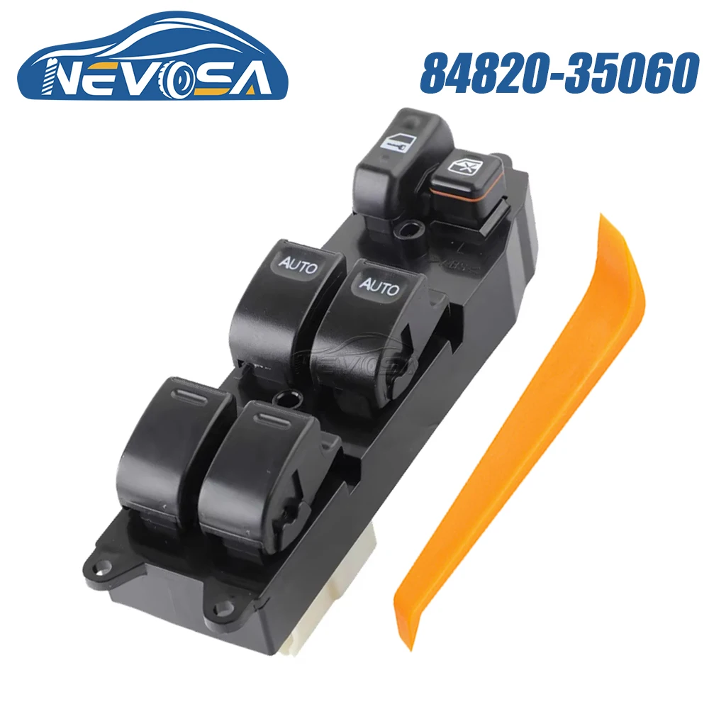 Front Left Driver Power Window Control Switch Button For For Toyota 4Runner 1995 1996 1997 1998 1999 2002 84820-35060 8482035060
Front Left Driver Power Window Control Switch Button For For Toyota 4Runner 1995 1996 1997 1998 1999 2002 84820-35060 8482035060