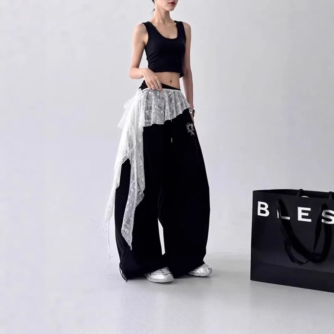 See Through Lace Mini Skirt Female Y2K Trend Embroidered Flower High Waist Irregular Ruched Lace Up Ruffles Street Party Skirt
See Through Lace Mini Skirt Female Y2K Trend Embroidered Flower High Waist Irregular Ruched Lace Up Ruffles Street Party Skirt