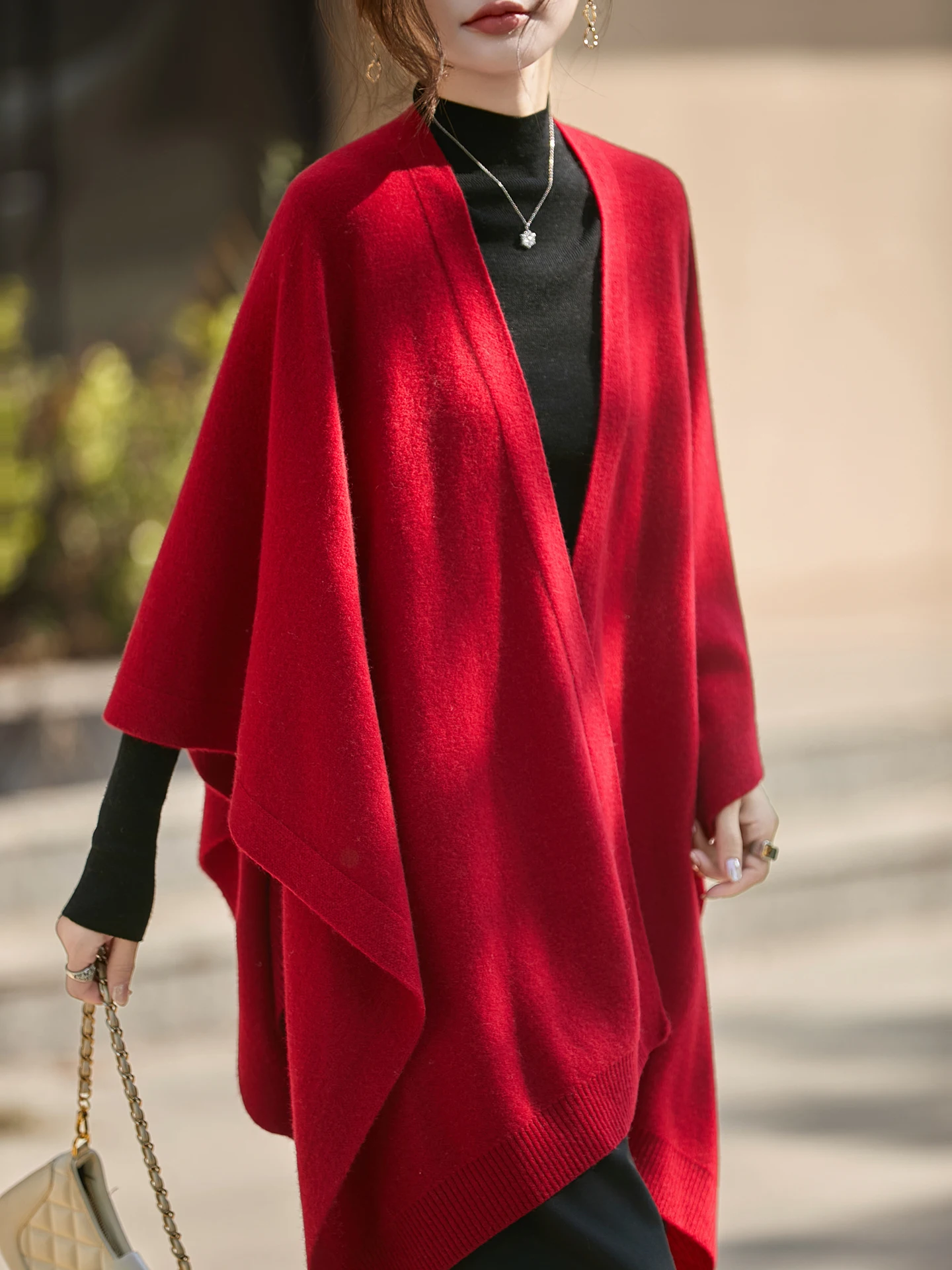 Autumn Winter 100% Pure Wool Shawl Cardigan Sweater Women New Soild Mid-calf Knitwear Jacket High-end Lazy Style Intellectual
Autumn Winter 100% Pure Wool Shawl Cardigan Sweater Women New Soild Mid-calf Knitwear Jacket High-end Lazy Style Intellectual