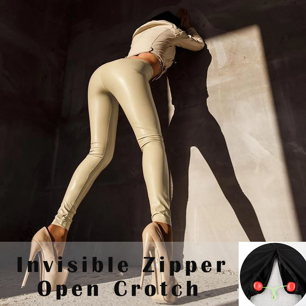 Invisible Zipper Open Crotch Sexy PU Leather Plus Size Leggings Yoga Pants High Waist Push Up Gym Casual Pencil Pants Bottoms
Invisible Zipper Open Crotch Sexy PU Leather Plus Size Leggings Yoga Pants High Waist Push Up Gym Casual Pencil Pants Bottoms