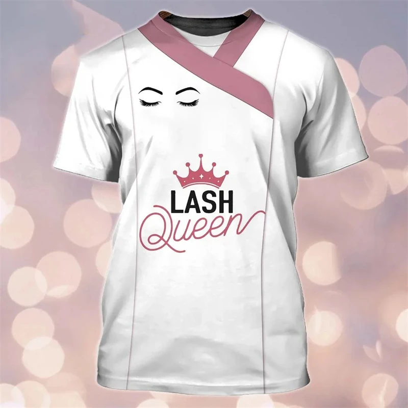 2024 Hot Sale Lashes Pettern T Shirt Tops 3D Print Short Sleeve Pullover Female Clothing Summer Fashion Cool Womens Clothes Tees
2024 Hot Sale Lashes Pettern T Shirt Tops 3D Print Short Sleeve Pullover Female Clothing Summer Fashion Cool Womens Clothes Tees