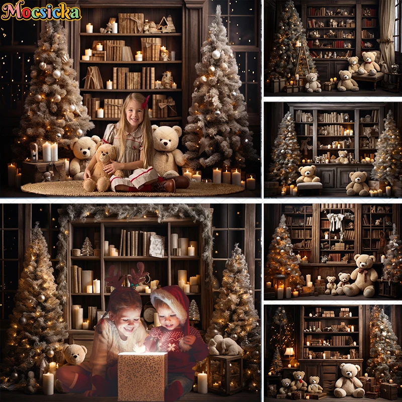 Mocsicka Christmas Party Photography Background Room Window Gift Bear Xmas Tree Kids Family Portrait Decor Backdrop Photo Studio
Mocsicka Christmas Party Photography Background Room Window Gift Bear Xmas Tree Kids Family Portrait Decor Backdrop Photo Studio