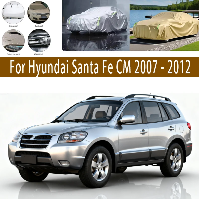 For Hyundai Santa Fe CM 2007 - 2012 2010 Outdoor Protection Full Car Covers Snow Cover Sunshade Waterproof Dustproof Exterior
For Hyundai Santa Fe CM 2007 - 2012 2010 Outdoor Protection Full Car Covers Snow Cover Sunshade Waterproof Dustproof Exterior