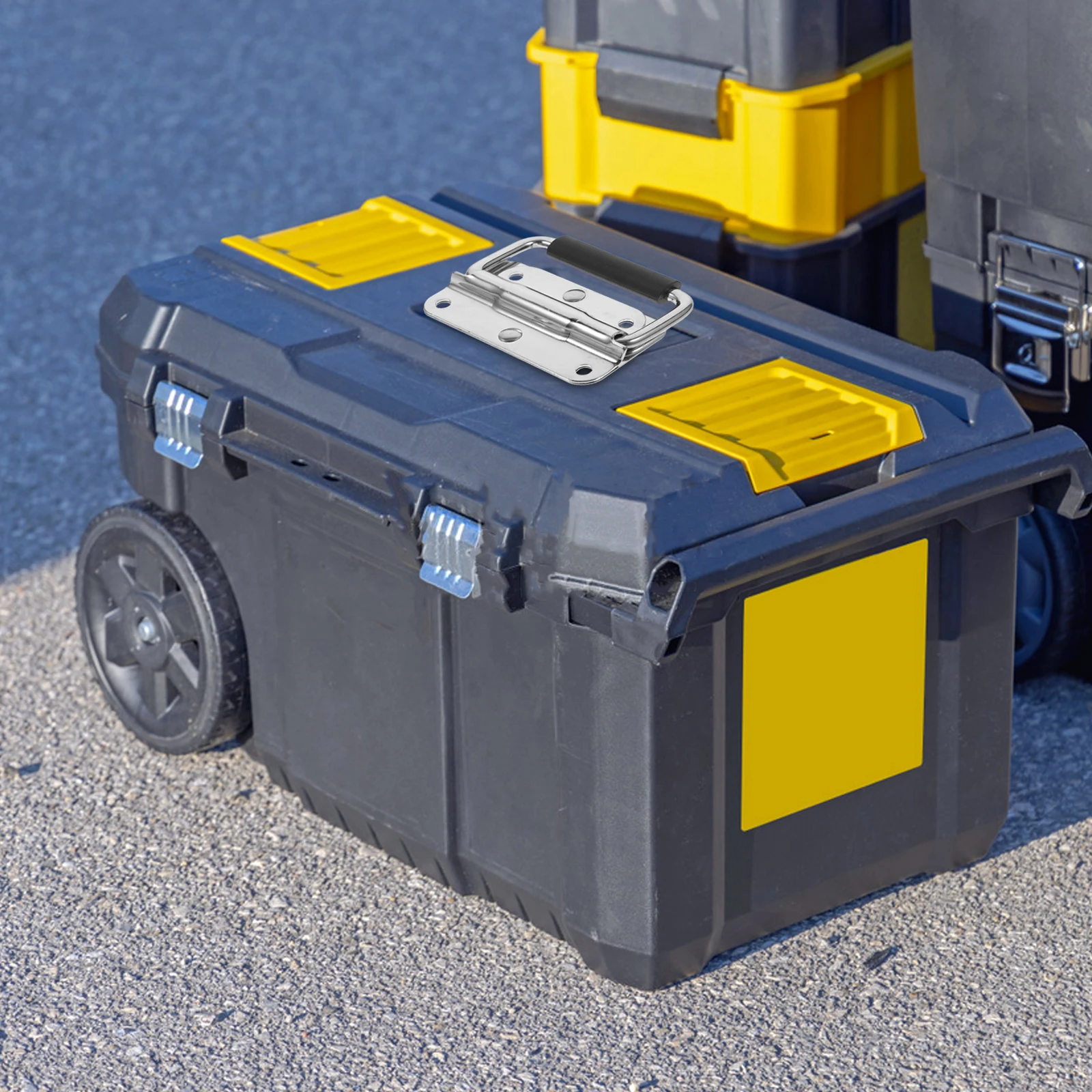 4pcs Box les Durable Iron Comfortable Grip Easy Install Chest H Toolbox Industrial Equipment Container Replacement
4pcs Box les Durable Iron Comfortable Grip Easy Install Chest H Toolbox Industrial Equipment Container Replacement