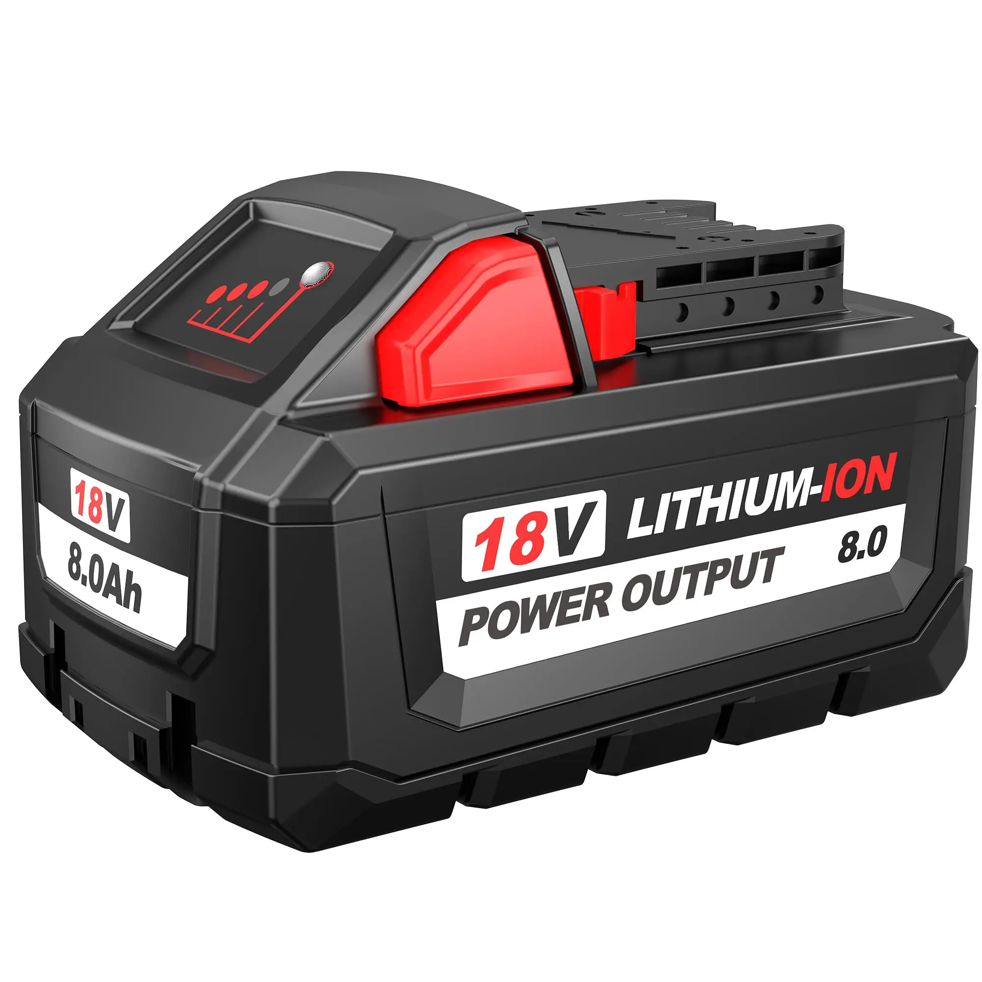 18V 48-11-1880 8.0AH Replacement for Milwaukee m18 Battery,Compatible with All Power 18V Milwaukee Power+ Tools
18V 48-11-1880 8.0AH Replacement for Milwaukee m18 Battery,Compatible with All Power 18V Milwaukee Power+ Tools