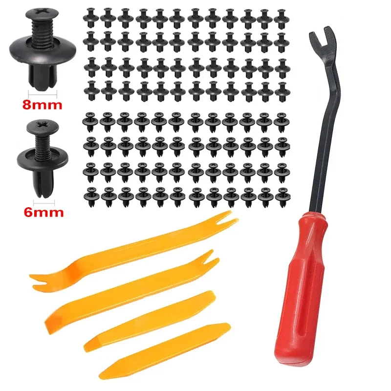 Car Fastener Clips Set Fender Rivet Clips Kit 6mm/8mm Auto Body Bumper Door Trim Panel Push Retainer Plastic Pin Rivet Repair
Car Fastener Clips Set Fender Rivet Clips Kit 6mm/8mm Auto Body Bumper Door Trim Panel Push Retainer Plastic Pin Rivet Repair