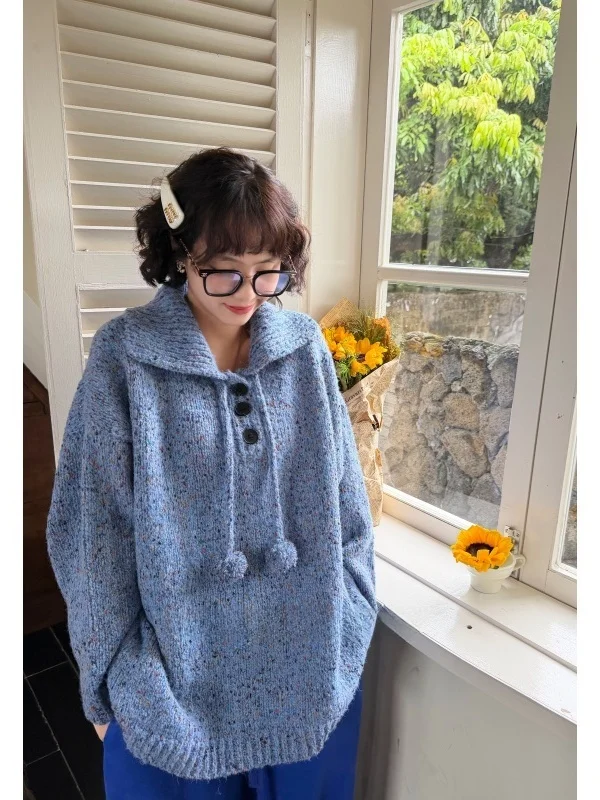 Thiened Lazy Sweater for plus Size Women Princ Sle Pullover Polyester Blend Autumn Faion from Handpied Boutiques
Thiened Lazy Sweater for plus Size Women Princ Sle Pullover Polyester Blend Autumn Faion from Handpied Boutiques