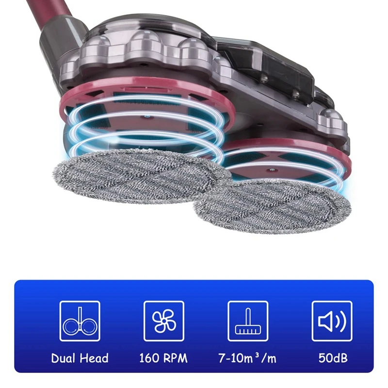 Vacuum Cleaner Floor for V12 Slim / V10 Slim Vacuum Cleaner Electric Mop Attachment with Detachable Water Tank and Mop
Vacuum Cleaner Floor for V12 Slim / V10 Slim Vacuum Cleaner Electric Mop Attachment with Detachable Water Tank and Mop