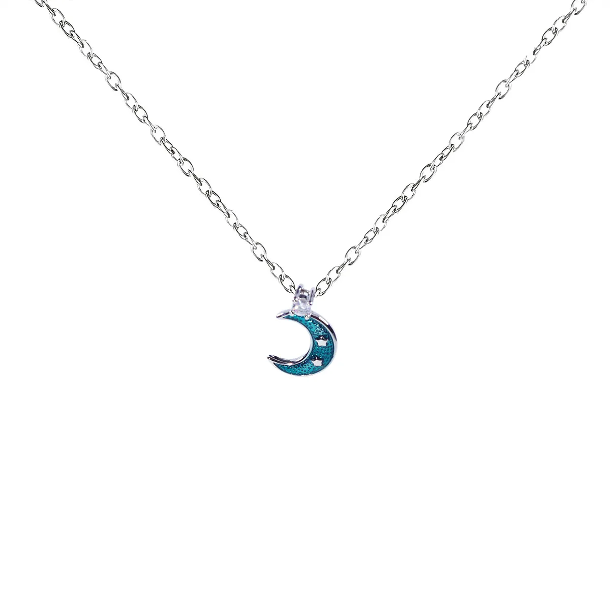 WYEAIIR 925 Sterling Silver Van Gogh Oil Painting Starry Sky Moon Blue Drop Glaze Fine Luxury Female Necklace For Women
WYEAIIR 925 Sterling Silver Van Gogh Oil Painting Starry Sky Moon Blue Drop Glaze Fine Luxury Female Necklace For Women