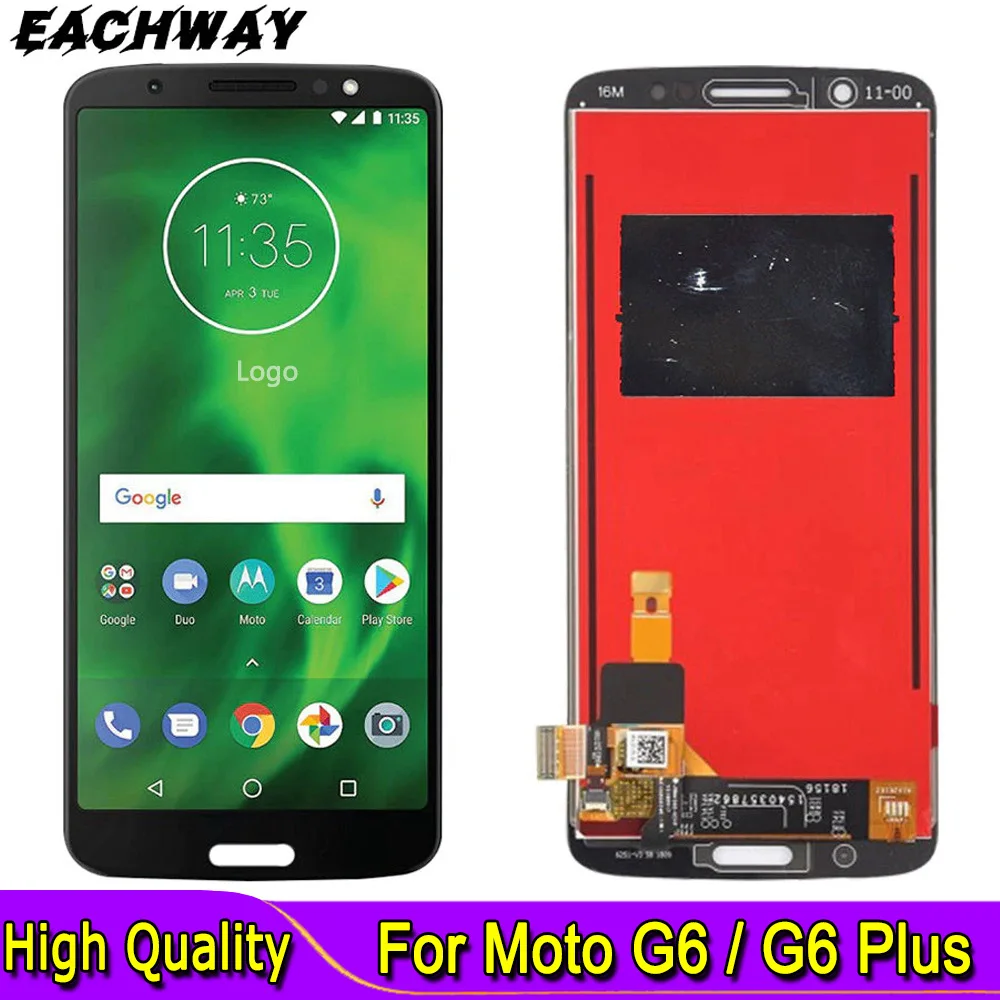 ЖК-дисплей 5,93 дюйма для Motorola Moto G6 Plus, ЖК-дисплей XT1926, сенсорный экран, дигитайзер 2560x1440, замена для Moto G6 XT1925, ЖК-экран
ЖК-дисплей 5,93 дюйма для Motorola Moto G6 Plus, ЖК-дисплей XT1926, сенсорный экран, дигитайзер 2560x1440, замена для Moto G6 XT1925, ЖК-экран