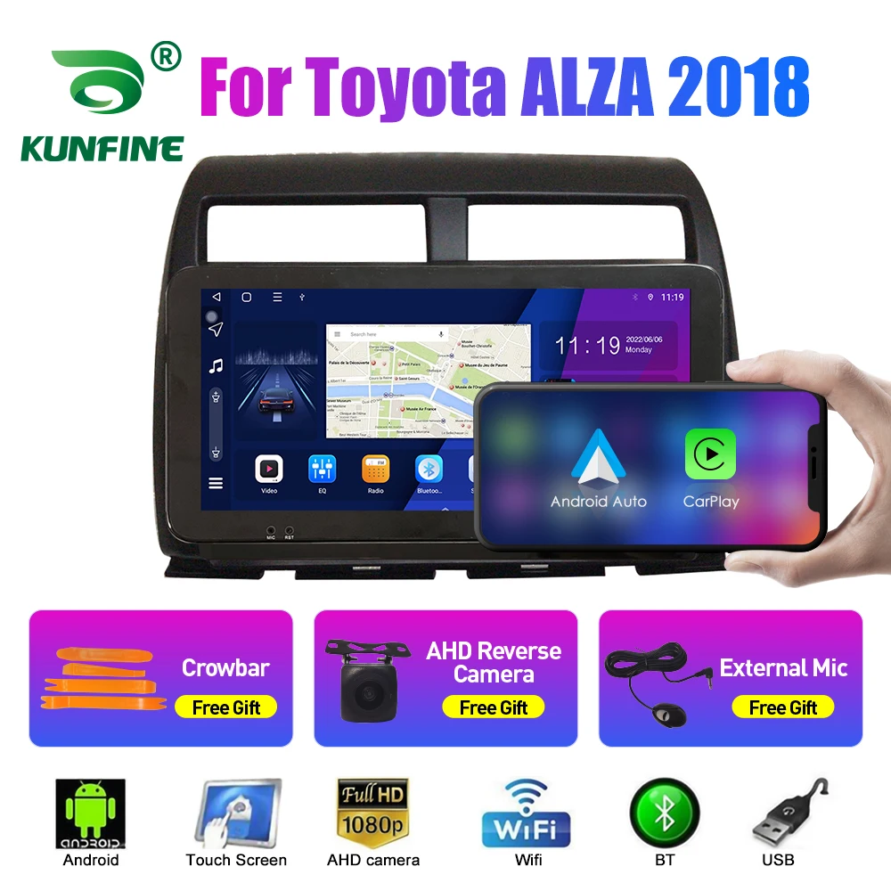 10,33-дюймовый автомобильный радиоприемник для Toyota ALZA 2018, 2Din, Android, восьмиядерный автомобильный стерео DVD, GPS-навигационный плеер, экран QLED Carplay
10,33-дюймовый автомобильный радиоприемник для Toyota ALZA 2018, 2Din, Android, восьмиядерный автомобильный стерео DVD, GPS-навигационный плеер, экран QLED Carplay