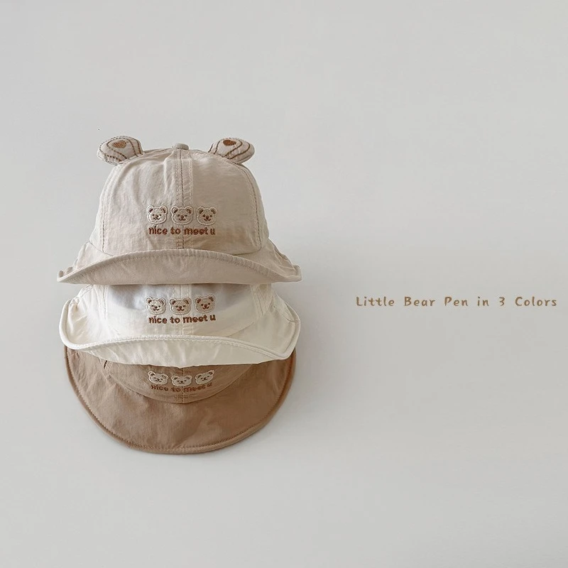 Korean Baby Spring Summer Bucket Hat Cute Quick-Dry Cartoon Fishmen Hat for Newborn Infant Boy Girl Kawaii Animal Ears Hat
Korean Baby Spring Summer Bucket Hat Cute Quick-Dry Cartoon Fishmen Hat for Newborn Infant Boy Girl Kawaii Animal Ears Hat