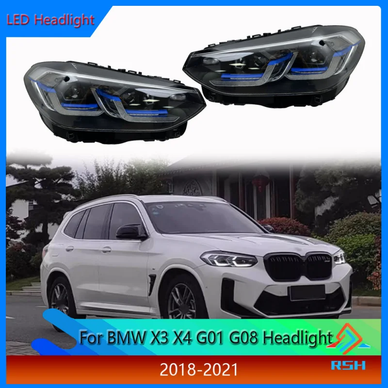 Автомобильный головной фонарь для BMW X3 G08 G01, модификация лазерной фары в сборе 2018-2021, дневные ходовые огни, старая и новая передняя лампа
Автомобильный головной фонарь для BMW X3 G08 G01, модификация лазерной фары в сборе 2018-2021, дневные ходовые огни, старая и новая передняя лампа