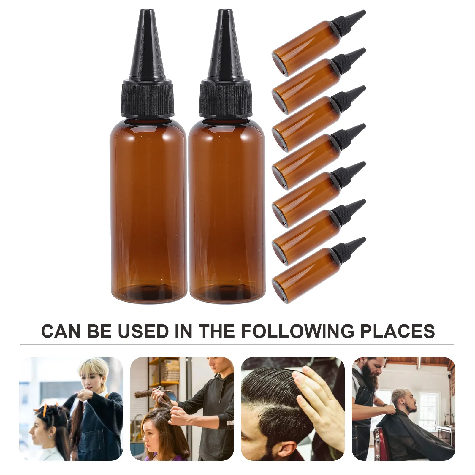 10Pcs Hair Oil Bottle Refillable Plastic Applicator Bottles 50Ml Small Squeeze Bottles for Hair Dye Paint Lotion
10Pcs Hair Oil Bottle Refillable Plastic Applicator Bottles 50Ml Small Squeeze Bottles for Hair Dye Paint Lotion