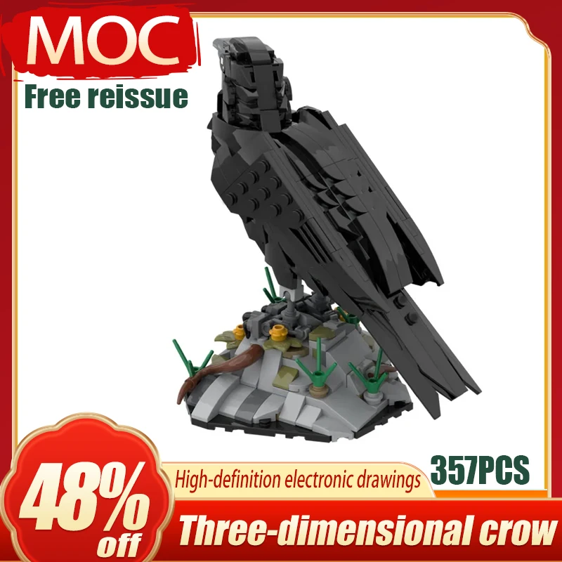 Model Building Blocks Diy Creative Ideas Kid Assembly New 357Pcs Creator Animal Series Moc Raven Stereoscopic Toy Birthday Gifts
Model Building Blocks Diy Creative Ideas Kid Assembly New 357Pcs Creator Animal Series Moc Raven Stereoscopic Toy Birthday Gifts