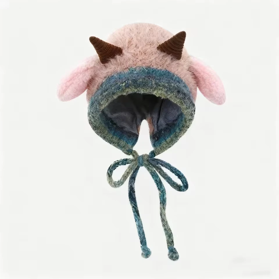 Women Plush Knit Hat Winter Cute Ear Warming Yarn Hat That Makes Face Look Smaller Cold Proof Lei Feng Cap Ear Warmer
Women Plush Knit Hat Winter Cute Ear Warming Yarn Hat That Makes Face Look Smaller Cold Proof Lei Feng Cap Ear Warmer