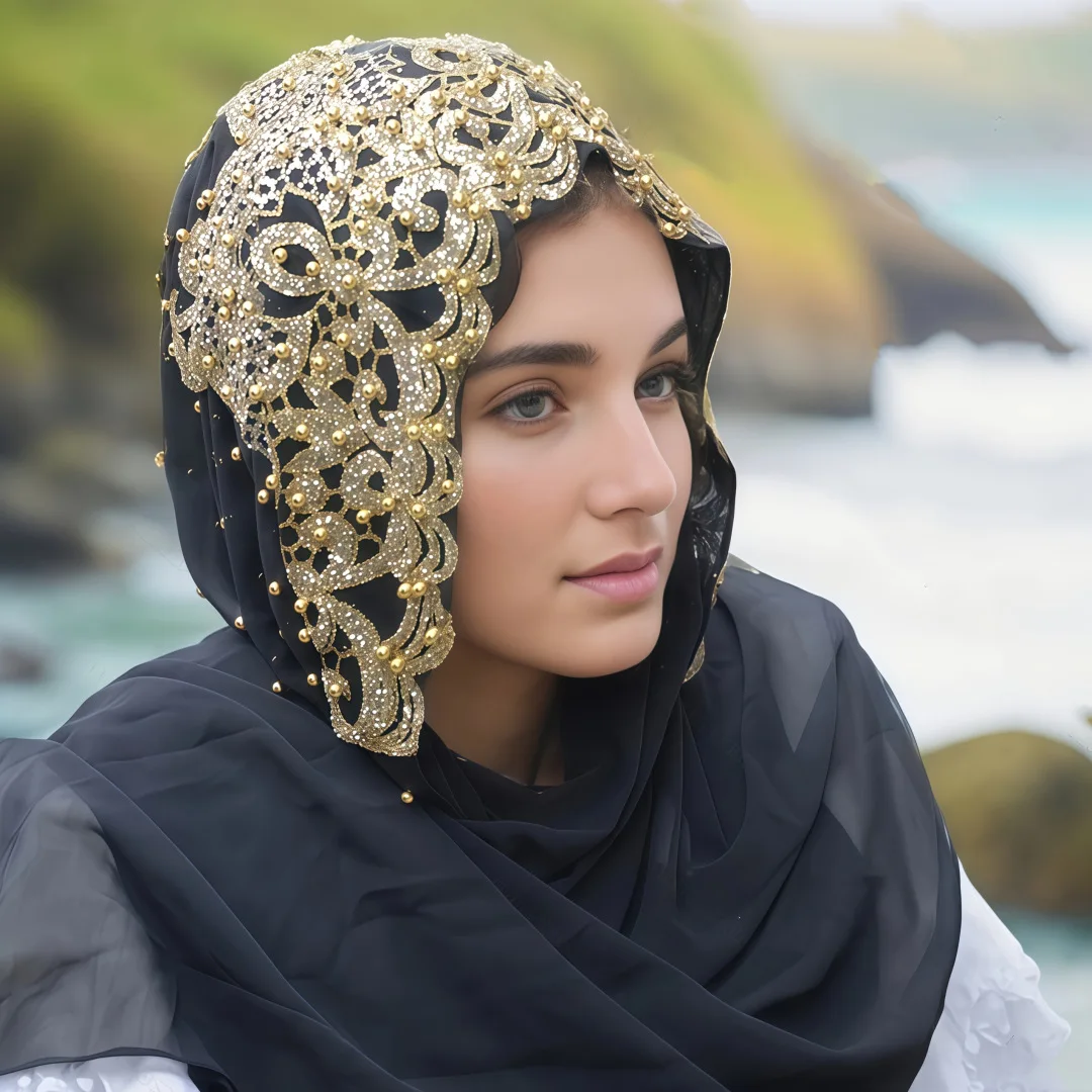 Muslim Hijab Islam Scarf Scarves for Woman Long Headwrap Beaded Chiffon Prayer Hijabs Shawls Wrap Bufanda Foulard Turbante Mujer
Muslim Hijab Islam Scarf Scarves for Woman Long Headwrap Beaded Chiffon Prayer Hijabs Shawls Wrap Bufanda Foulard Turbante Mujer