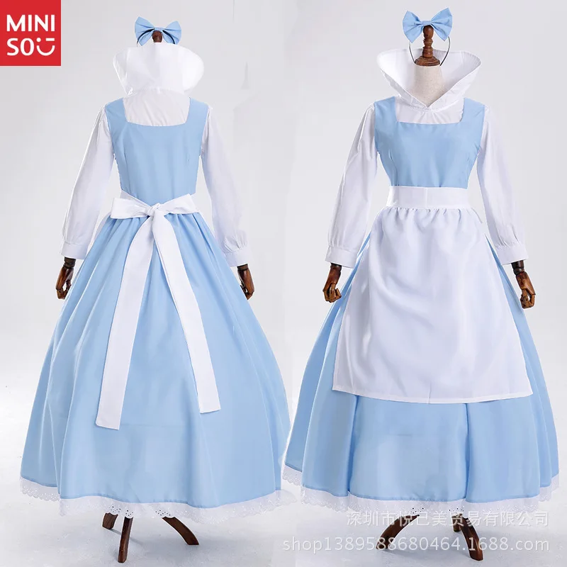 Синее платье Miniso Beauty and the Beast Belle, платье принцессы горничной для женщин, косплей и костюм
Синее платье Miniso Beauty and the Beast Belle, платье принцессы горничной для женщин, косплей и костюм