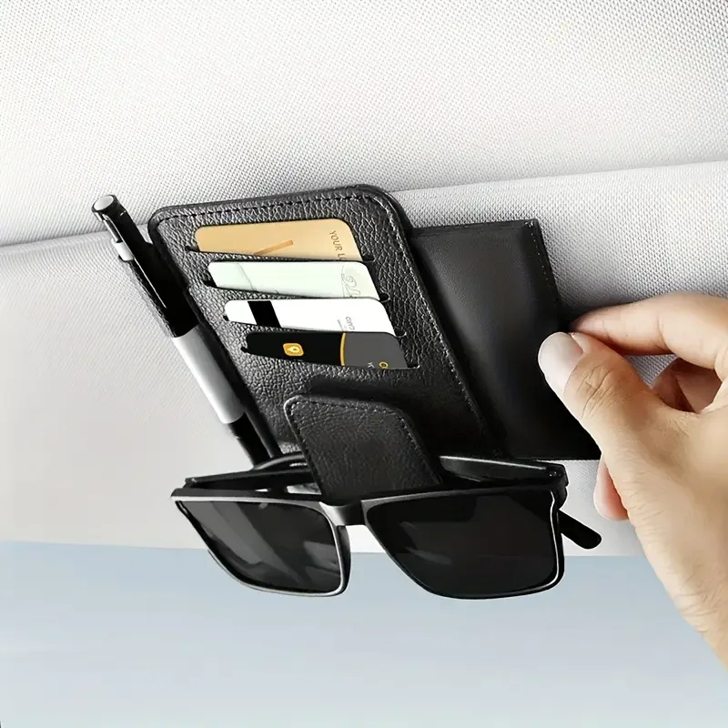 Car sun visor organizer multifunctional glasses clip card pen storage pocket glasses holder in car sun visor accessory
Car sun visor organizer multifunctional glasses clip card pen storage pocket glasses holder in car sun visor accessory