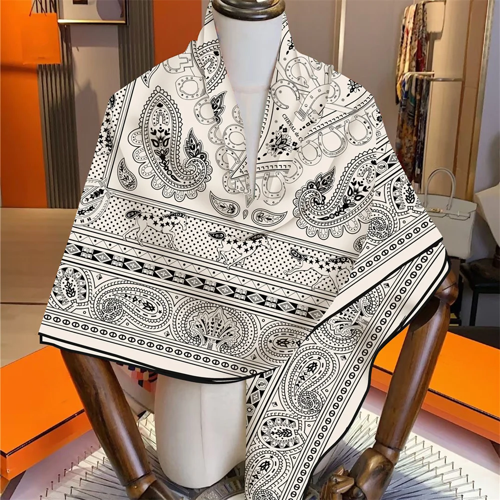 Winter Silk Cashmere Scarf Women Cashew Printed Shawls Warm Pashmina Square Scarves Wraps Brand Hijabs Lady Big Bandana 135CM
Winter Silk Cashmere Scarf Women Cashew Printed Shawls Warm Pashmina Square Scarves Wraps Brand Hijabs Lady Big Bandana 135CM