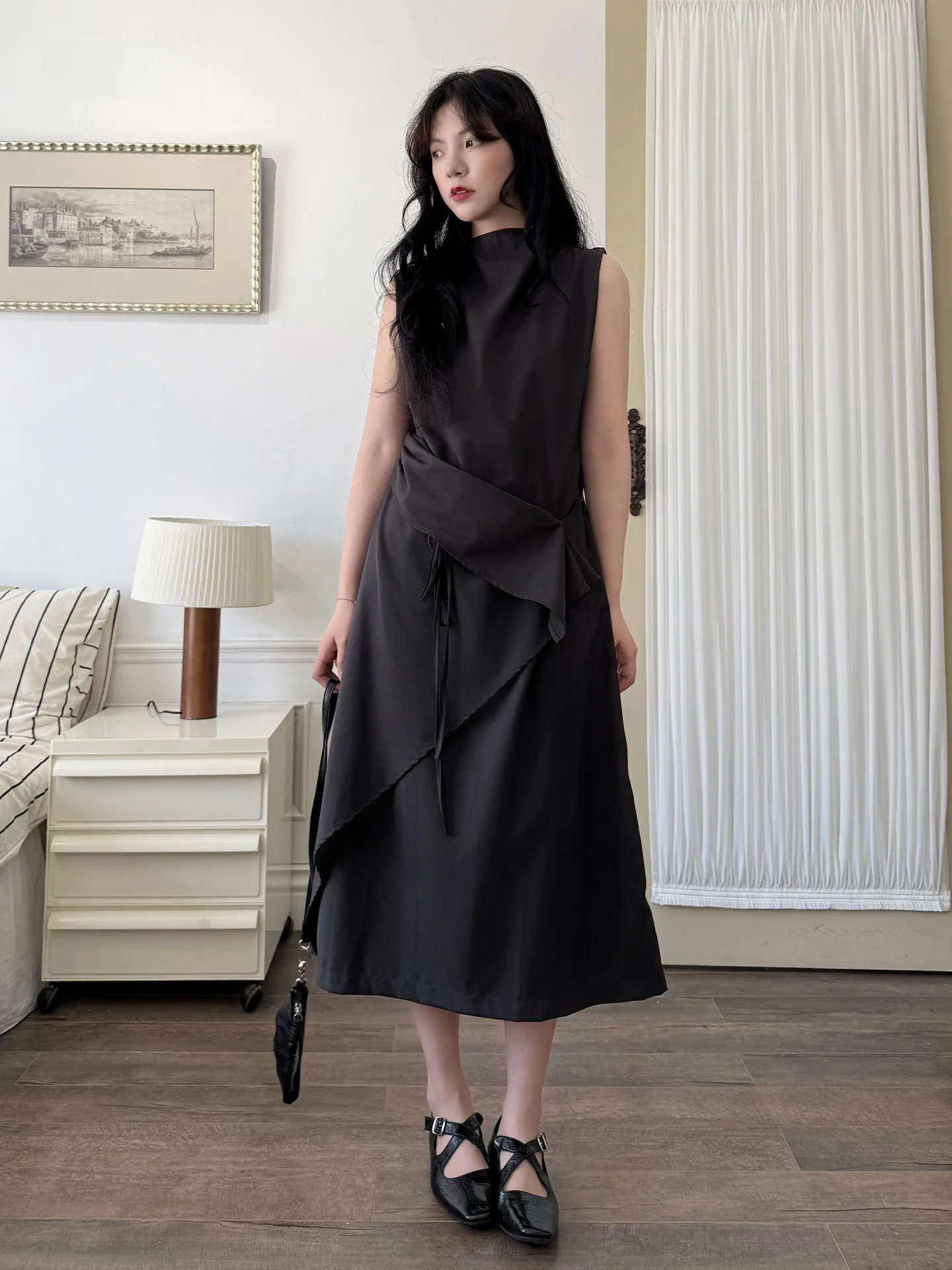 Land And Mountain Island Mist Halter Neck Sleeveless Side Tie Design Summer Beautiful Vest Dress Casual Style A-Line Ski...
Land And Mountain Island Mist Halter Neck Sleeveless Side Tie Design Summer Beautiful Vest Dress Casual Style A-Line Ski...