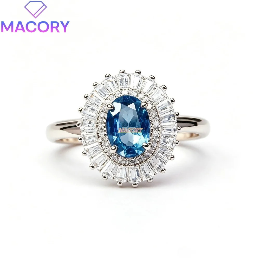 Natural London Blue Topaz Ring in 925 Sterling Silver Elegant Ladies' Jewelry Must-Have Fashionable Stackable Cute Ring
Natural London Blue Topaz Ring in 925 Sterling Silver Elegant Ladies' Jewelry Must-Have Fashionable Stackable Cute Ring