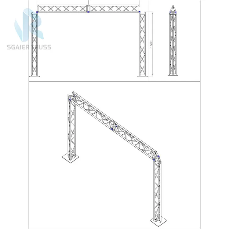 Marathon Aluminum Finish Line Truss System Gantry Truss Dj Aluminum Customized Truss Stage
Marathon Aluminum Finish Line Truss System Gantry Truss Dj Aluminum Customized Truss Stage