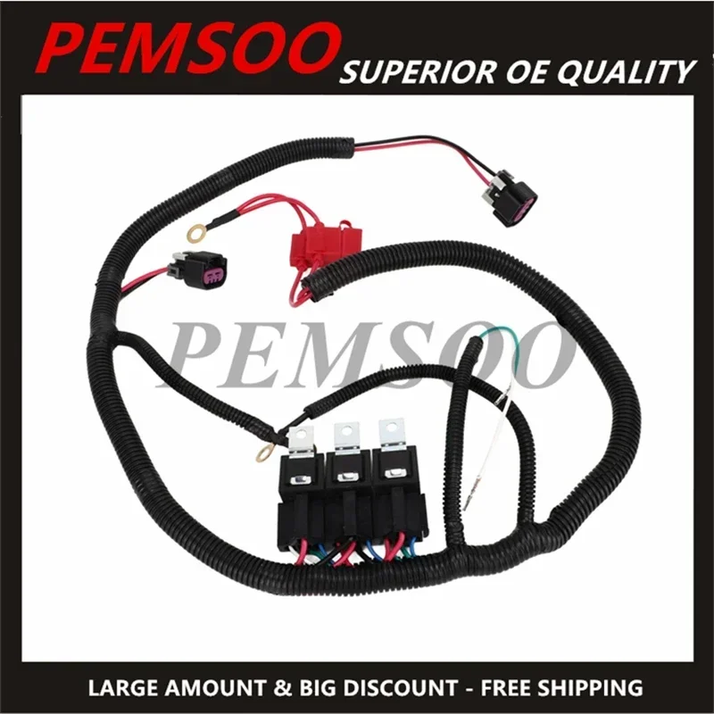 NEW 7L5533A226T Electric ECU Control Dual Fan Upgrade Wiring Connector Harness for Chevrolet GMC Silverado Tahoe Sierra Yukon XL
NEW 7L5533A226T Electric ECU Control Dual Fan Upgrade Wiring Connector Harness for Chevrolet GMC Silverado Tahoe Sierra Yukon XL