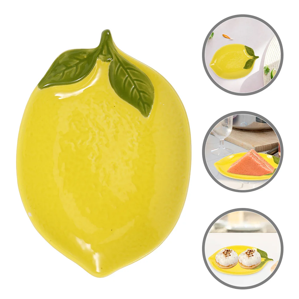 Multi-Purpose Ceramic Lemon Plate Exquisite Design Smooth Edge Serving Dish for Dessert Appetizer Cold Dish Tray Kitchen
Multi-Purpose Ceramic Lemon Plate Exquisite Design Smooth Edge Serving Dish for Dessert Appetizer Cold Dish Tray Kitchen