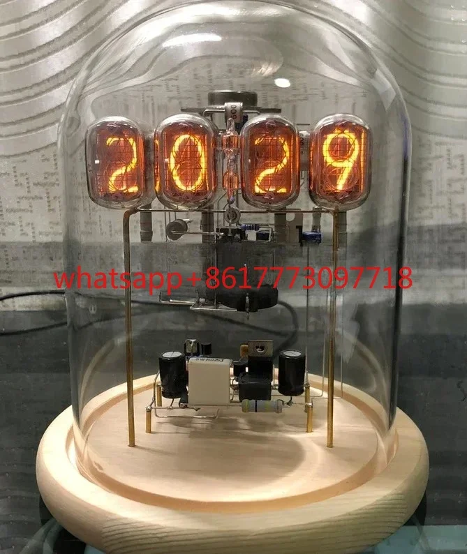 Nixie Tube Clock Retro Desktop Vacuum-tube Clocks Glass Creative DIY Glow Tube Clock Nostalgic Handmade Gift
Nixie Tube Clock Retro Desktop Vacuum-tube Clocks Glass Creative DIY Glow Tube Clock Nostalgic Handmade Gift