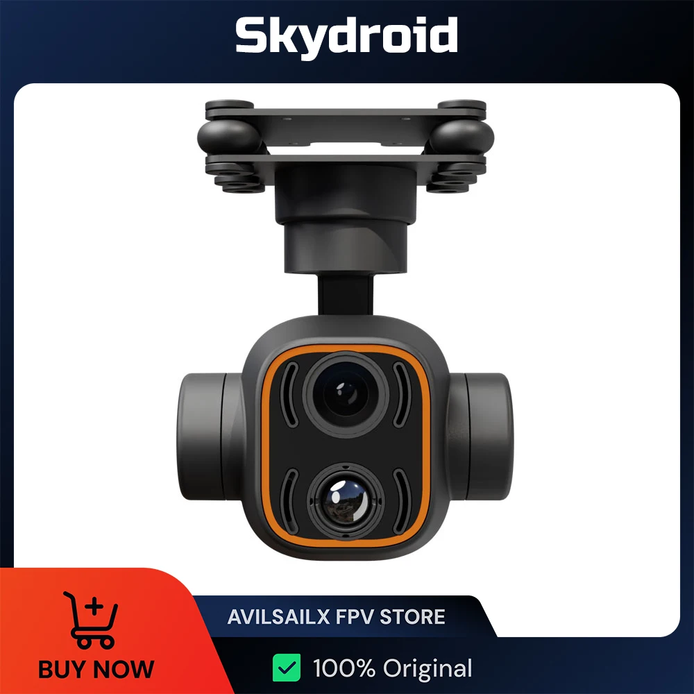 Skydroid C12 2K Thermal Imaging Camera with 3-Axis Gimbal Stabilizer, Dynamic Tracking & Dual Fill Lights
Skydroid C12 2K Thermal Imaging Camera with 3-Axis Gimbal Stabilizer, Dynamic Tracking & Dual Fill Lights