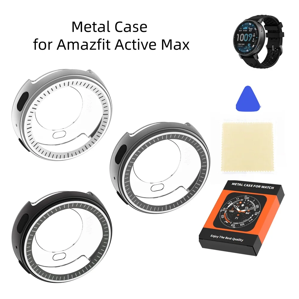 Metal Protective Case for Amazfit Active Max Smartwatch Shock-Resistant Compact and Minimalist
Metal Protective Case for Amazfit Active Max Smartwatch Shock-Resistant Compact and Minimalist