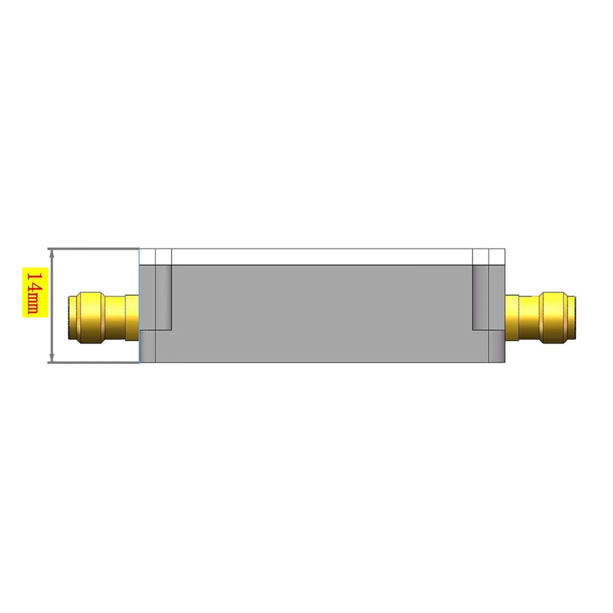 TYPE-C LAN High Flatness Amplifier 10Mhz-6GHz Gain 20DB RF Signal AMP for HAM SDR Software Radio FM RadioHUG
TYPE-C LAN High Flatness Amplifier 10Mhz-6GHz Gain 20DB RF Signal AMP for HAM SDR Software Radio FM RadioHUG