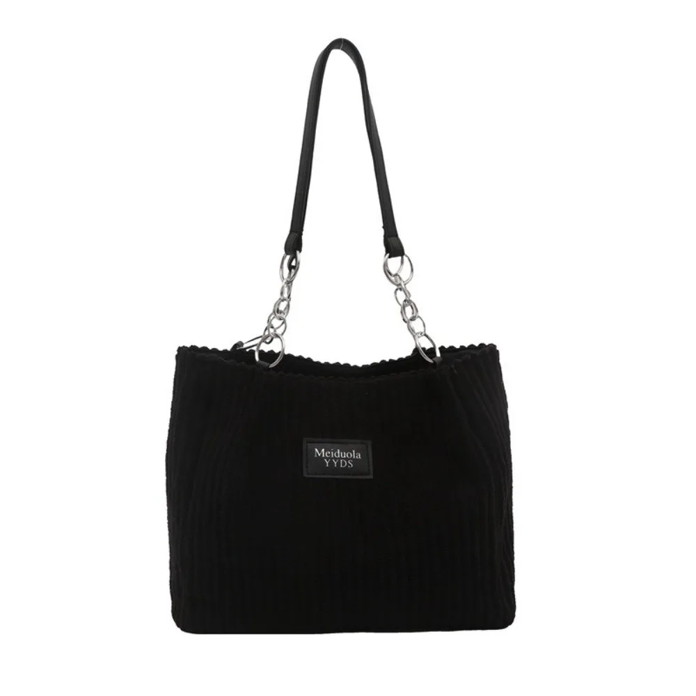 Polyester Lining Corduroy Tote Bag Zip Closure Fixed Shoulder Strap Shoulder Bag Solid Color Large Capacity Handbag For Women
Polyester Lining Corduroy Tote Bag Zip Closure Fixed Shoulder Strap Shoulder Bag Solid Color Large Capacity Handbag For Women