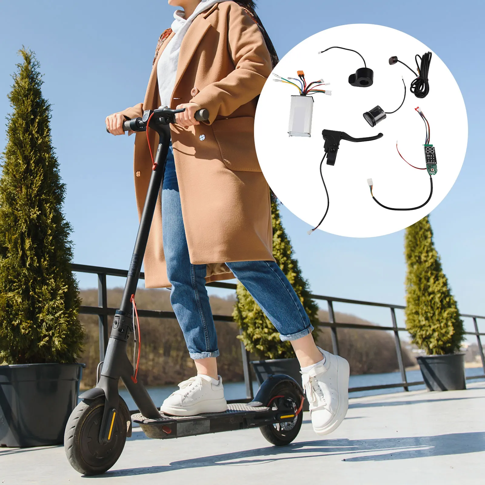 Комплект контроллера с защитой от перегрузки по току, 500 Вт, совместимый с 10-дюймовыми скутерами, комплект замены, источник питания постоянного тока 36 В
Комплект контроллера с защитой от перегрузки по току, 500 Вт, совместимый с 10-дюймовыми скутерами, комплект замены, источник питания постоянного тока 36 В