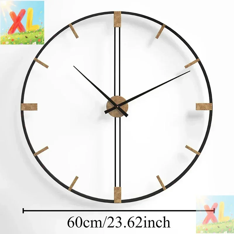 Nordic Wall Clocks Metal Wall Watch Luxury Clock Mechanism Silent Design Large Living Room Clocks Modern Home and Decoration
Nordic Wall Clocks Metal Wall Watch Luxury Clock Mechanism Silent Design Large Living Room Clocks Modern Home and Decoration