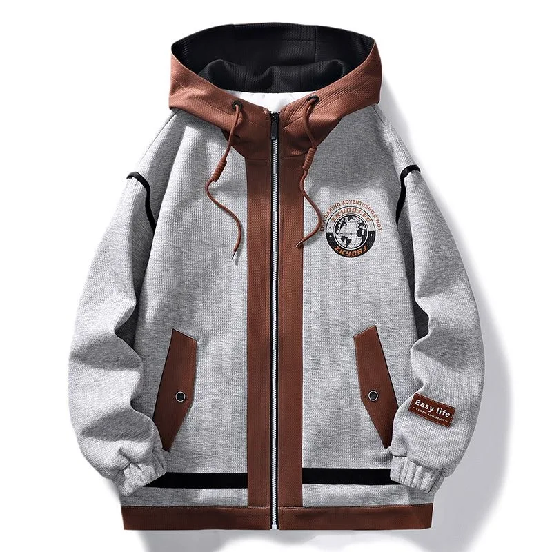 Autumn and Spring New Fashion Trend Printed Sports Hooded Jacket Men's Casual Loose Comfortable Plus Size High Quality Blazer
Autumn and Spring New Fashion Trend Printed Sports Hooded Jacket Men's Casual Loose Comfortable Plus Size High Quality Blazer