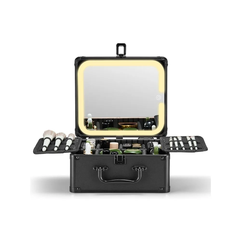 A Detachable Lighted Mirror, Waterproof Travel Train Case, Makeup Organizers
A Detachable Lighted Mirror, Waterproof Travel Train Case, Makeup Organizers