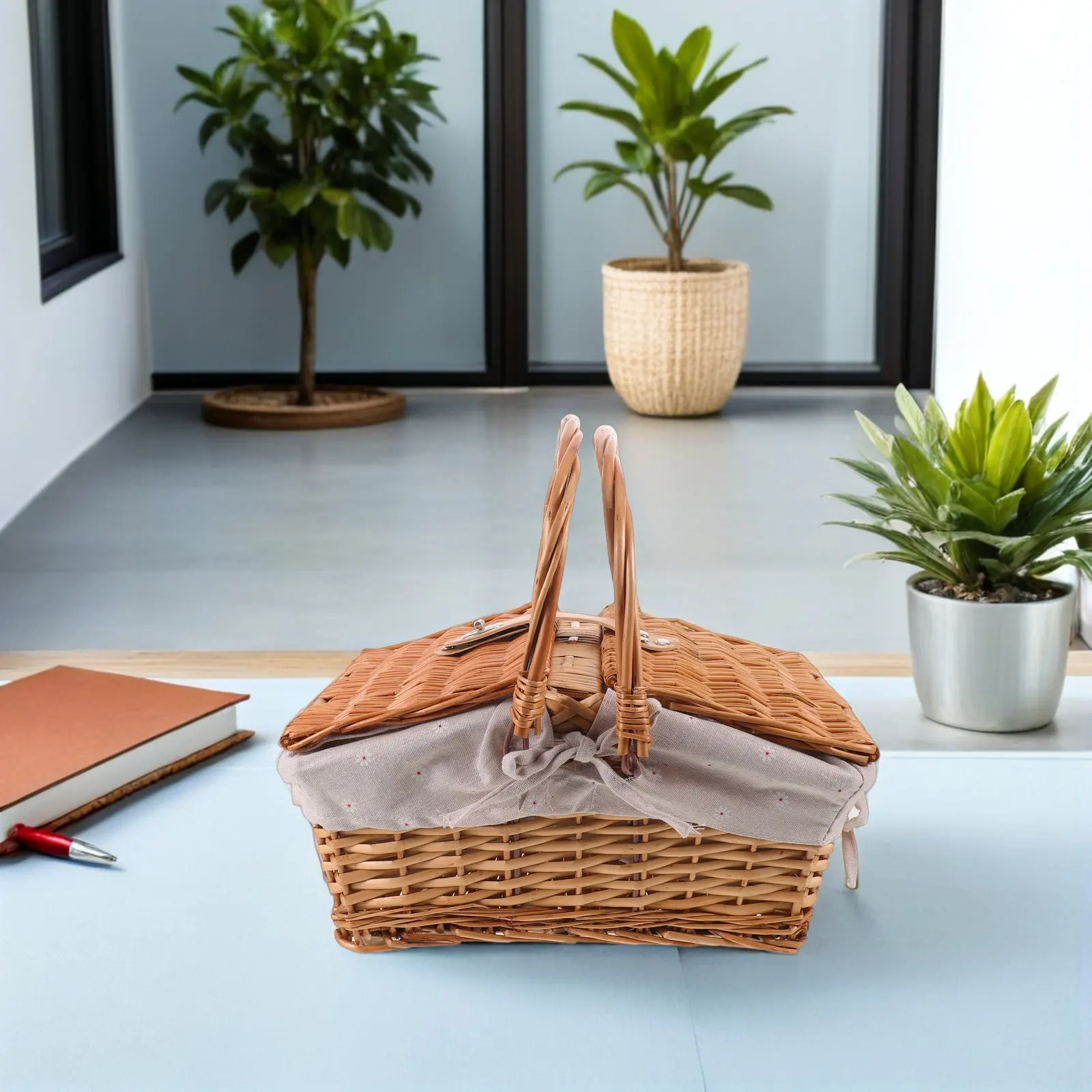 Portable Handheld Picnic Basket Large Capacity Foldable Outdoor Storage Picnic Basket for Travel Camping Hiking and Family
Portable Handheld Picnic Basket Large Capacity Foldable Outdoor Storage Picnic Basket for Travel Camping Hiking and Family