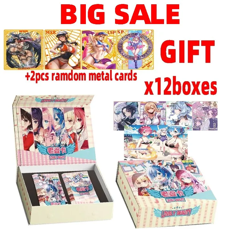 Wholesales12/24/36boxes Goddess Story Waiful Collection Cards Cards Sexy Table Playing Game Board Kids Adult Toys Christmas
Wholesales12/24/36boxes Goddess Story Waiful Collection Cards Cards Sexy Table Playing Game Board Kids Adult Toys Christmas