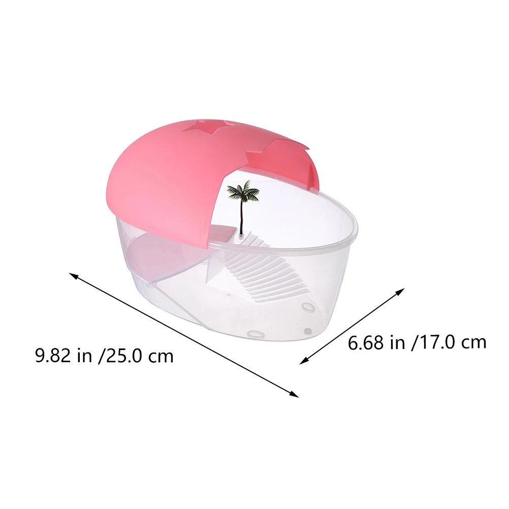 Turtle Tank Reptile Habitat Box Plastic Terrarium Long Service Basking Platform Swimming Area Easy Clean Prevent Escaping
Turtle Tank Reptile Habitat Box Plastic Terrarium Long Service Basking Platform Swimming Area Easy Clean Prevent Escaping