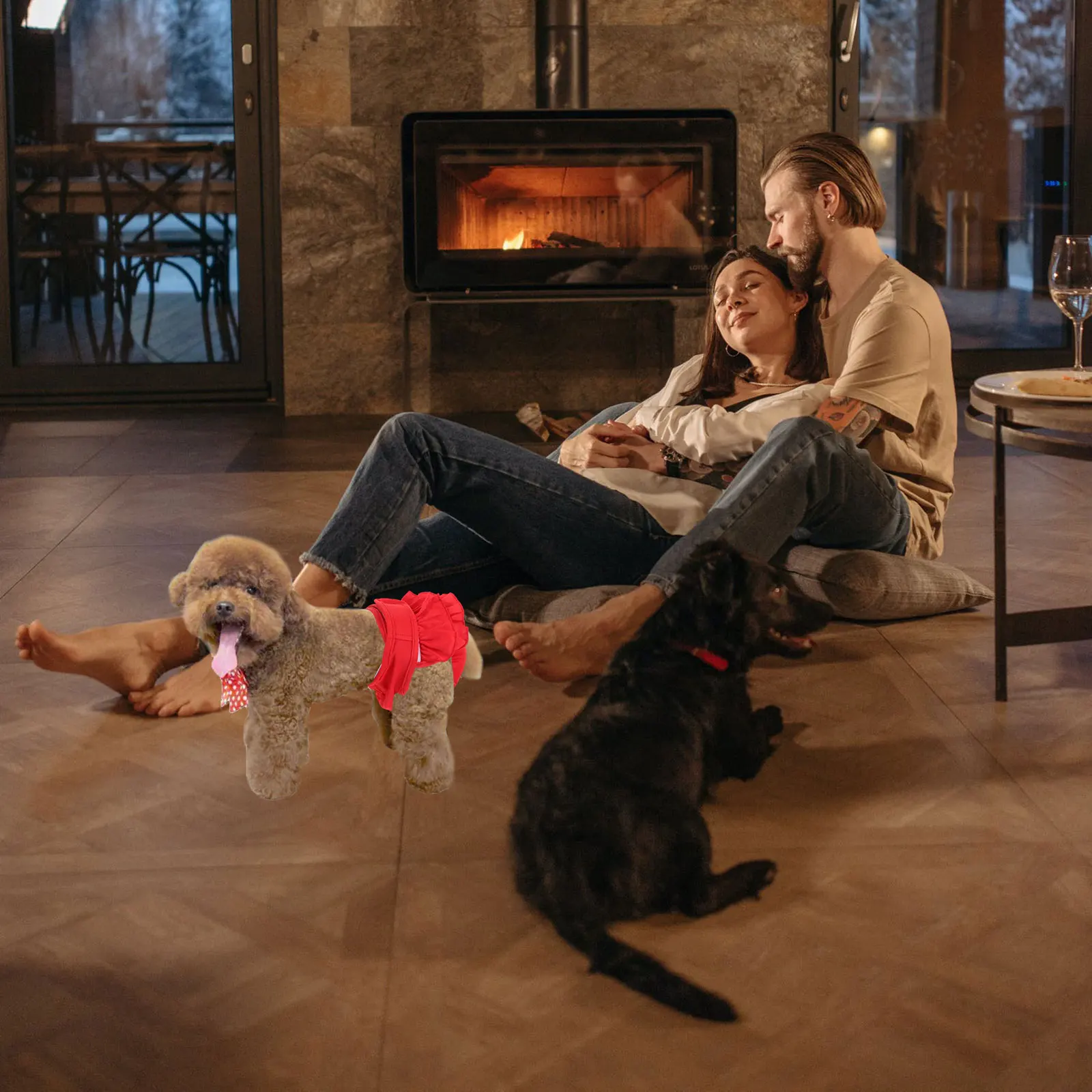 Dog Sanitary Panties Pet Panties Dogs Washable Reusable Female Dog Diapers Leakproof Breathable Heat Pants
Dog Sanitary Panties Pet Panties Dogs Washable Reusable Female Dog Diapers Leakproof Breathable Heat Pants