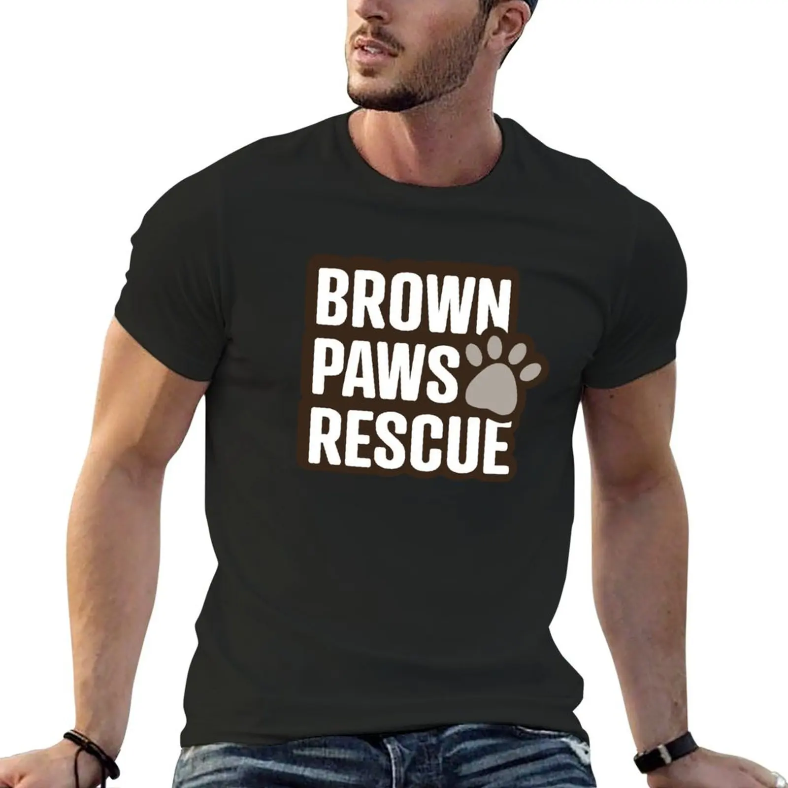 Brown Paws Rescue T-Shirt vintage t shirts blue lock boys animal print t shirts men
Brown Paws Rescue T-Shirt vintage t shirts blue lock boys animal print t shirts men