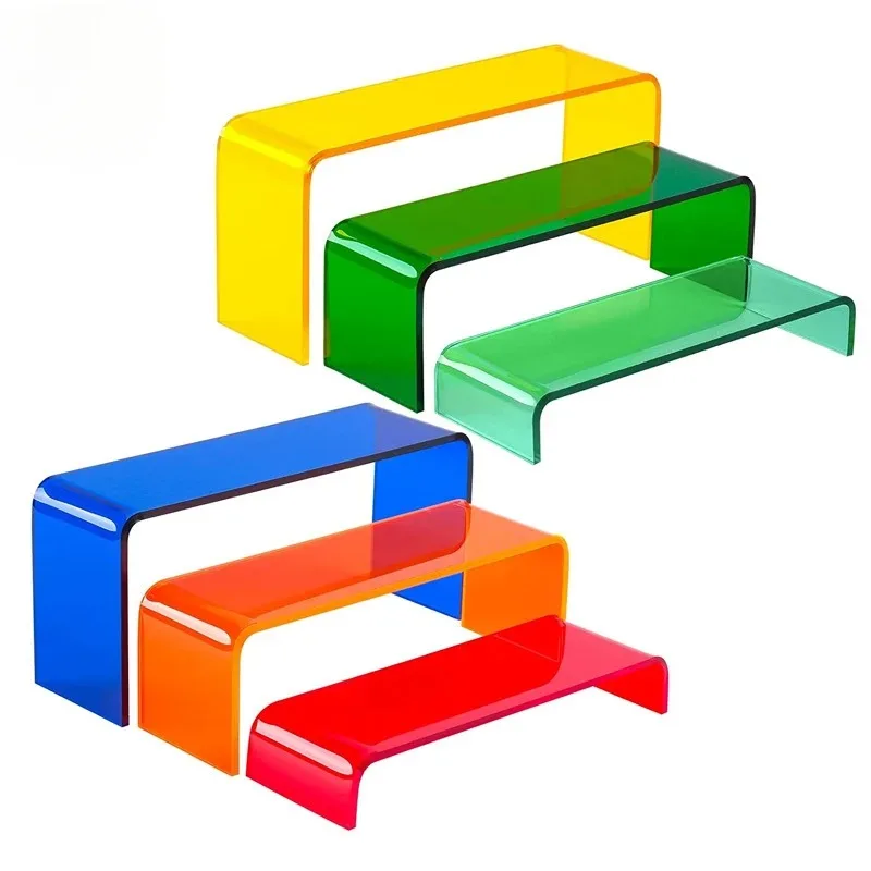 Colorful Acrylic Step Display Shelf for Stationery Holder Multi-layer Toy and Figurine Organizer
Colorful Acrylic Step Display Shelf for Stationery Holder Multi-layer Toy and Figurine Organizer