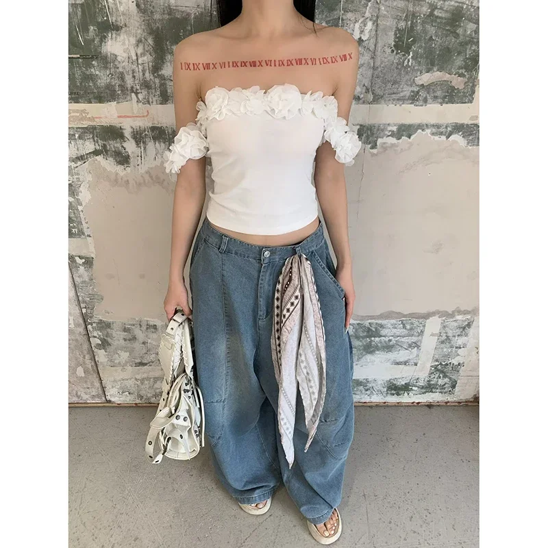 Streetwear Vintage Blue Baggy Jeans Women Contrasting Colors High Waist American Retro Wide Leg Pants Fashion Hip Hop Trousers
Streetwear Vintage Blue Baggy Jeans Women Contrasting Colors High Waist American Retro Wide Leg Pants Fashion Hip Hop Trousers