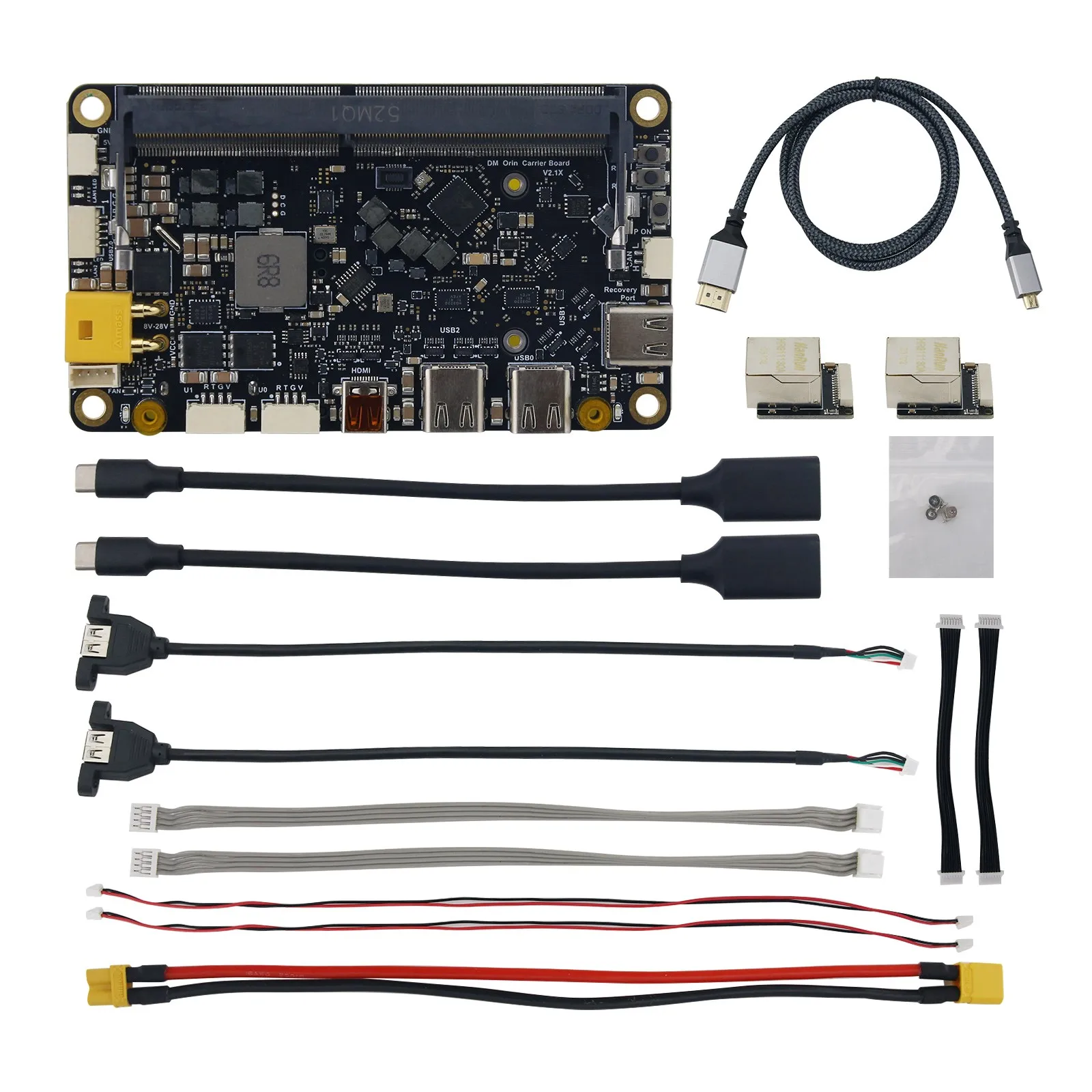 ORIN NX V2 Super Carrier Board Accessory for Robot Development with NVIDIA Xavier ORIN NX Nano Electronic Modules and Kits
ORIN NX V2 Super Carrier Board Accessory for Robot Development with NVIDIA Xavier ORIN NX Nano Electronic Modules and Kits