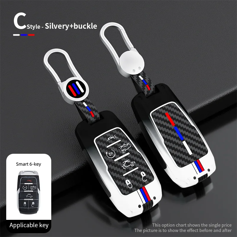 Zinc Alloy Metal Car Key Cover Fob Case Shell for Dodge Ram 1500 Pickup TRX Rebel Ram 2500 3500 4500 5500 2019 2020 2021
Zinc Alloy Metal Car Key Cover Fob Case Shell for Dodge Ram 1500 Pickup TRX Rebel Ram 2500 3500 4500 5500 2019 2020 2021
