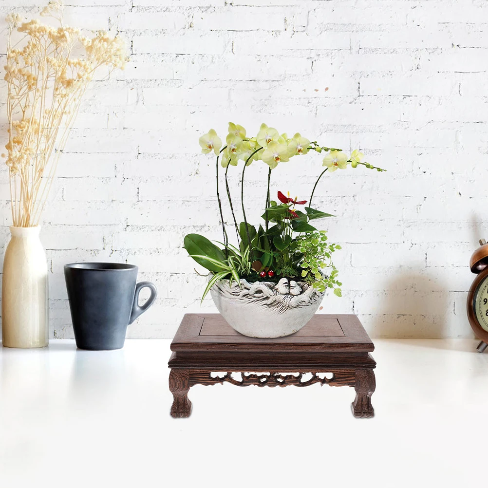 Rectangular Base Carved Wooden Stand Pedestal Decor Square Medium Plant Pot Riser Home Garden Display
Rectangular Base Carved Wooden Stand Pedestal Decor Square Medium Plant Pot Riser Home Garden Display