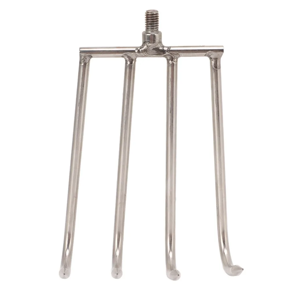 Stainless Steel Fishing Rake 4 Teeth Heavy Duty Hand Rake Silver 8mm Threaded Interface Water Plants Rake Leaves Cleaning
Stainless Steel Fishing Rake 4 Teeth Heavy Duty Hand Rake Silver 8mm Threaded Interface Water Plants Rake Leaves Cleaning